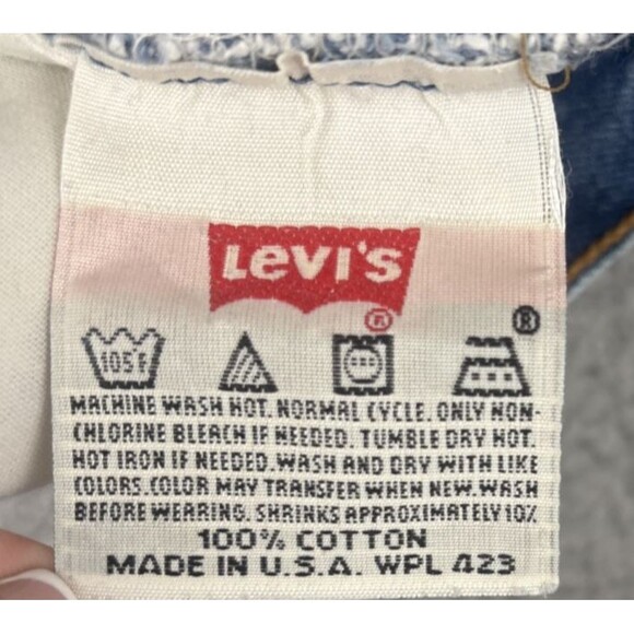 Vintage Levi's 501 XX Jeans Tag 40x30 (apx 36x27) Button Fly Denim Made in USA - Picture 4 of 14